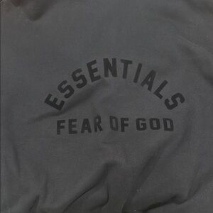 Fear of God Essentials Black Sweatshirt